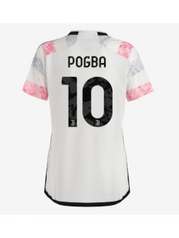 Juventus Paul Pogba #10 Replika Borta Kläder Dam 2023-24 Kortärmad